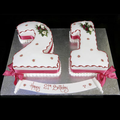 "Number 21 Vanilla cake - 4kgs - Click here to View more details about this Product